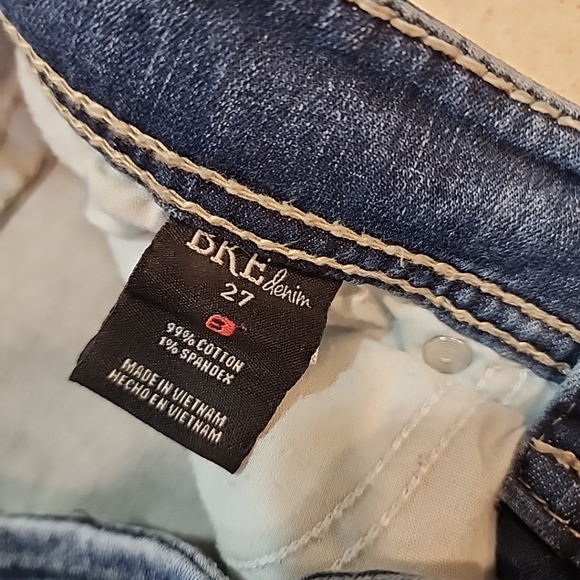 BKE Medium Wash PAYTON Universal Fit Mid-Rise Stretch Skinny Jeans Women's 27 - Picture 8 of 13